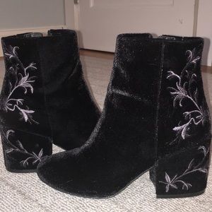 Black ankle boots
